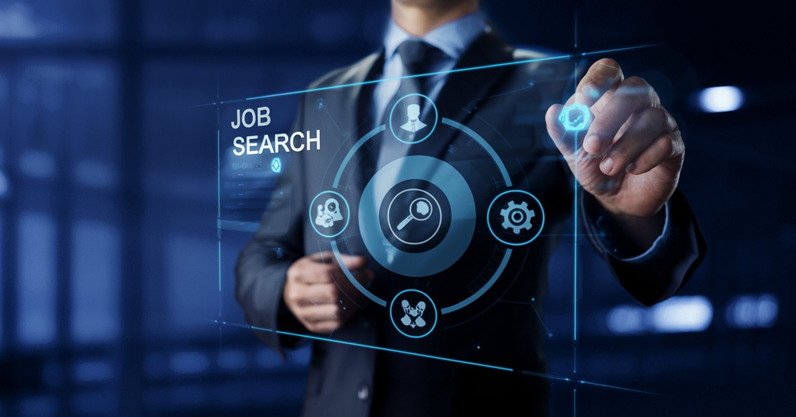 one person from row is selected by magnet recruiting best candidate human resources